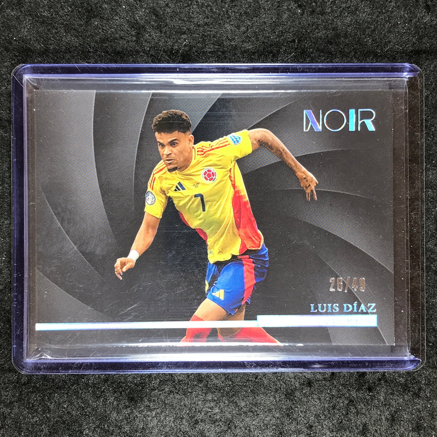2024-25 Noir Soccer LUIS DIAZ Horizontal Base Holo Silver 26/49 #177