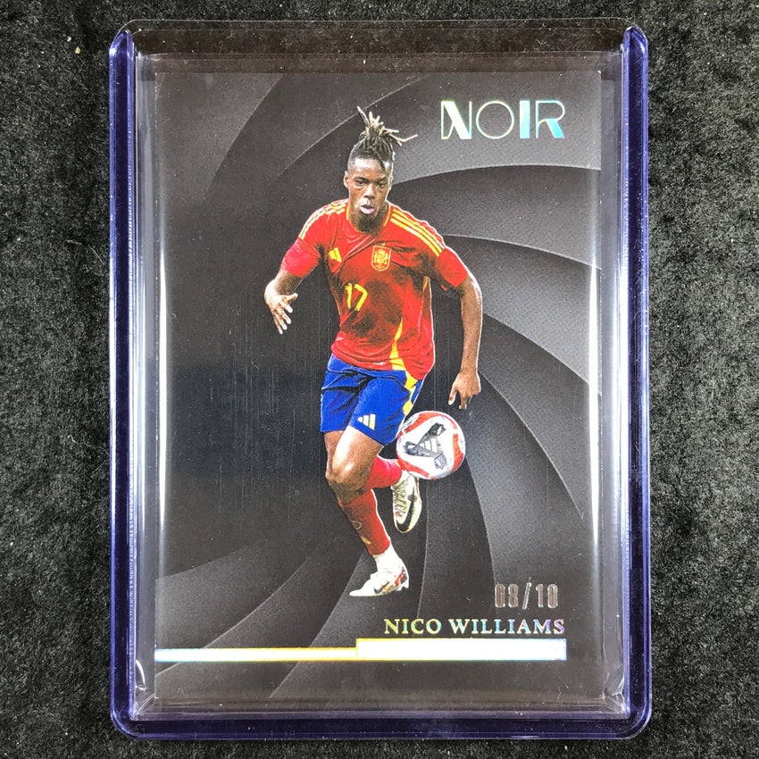 2024-25 Noir Soccer NICO WILLIAMS Vertical Base Holo Gold 8/10 #10