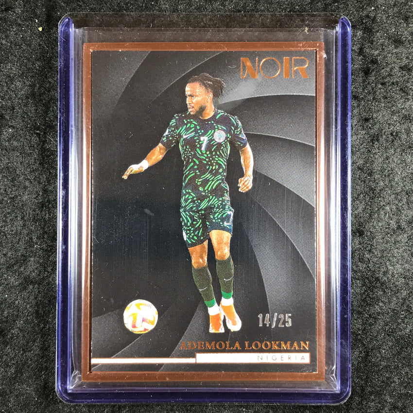2024-25 Noir Soccer ADEMOLA LOOKMAN Vertical Bronze Frame 14/25 #33