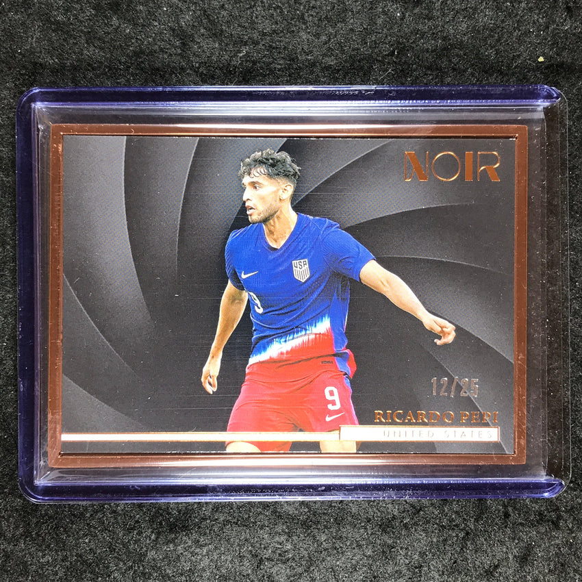 2024-25 Noir Soccer RICARDO PEPI Horizontal Bronze Frame 12/25 #164