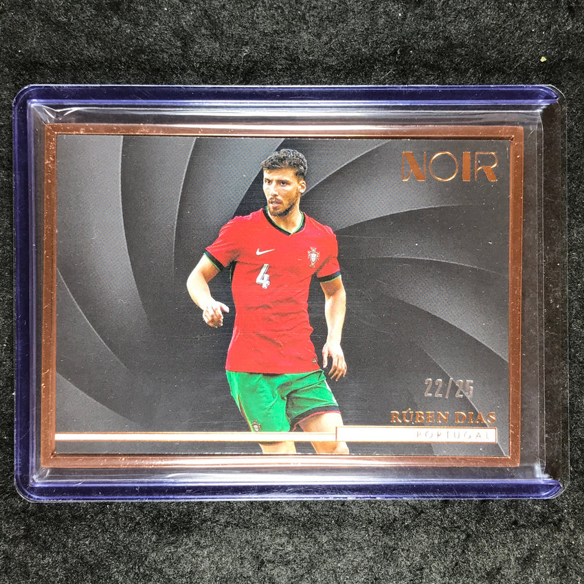 2024-25 Noir Soccer RUBEN DIAS Horizontal Bronze Frame 22/25 #184