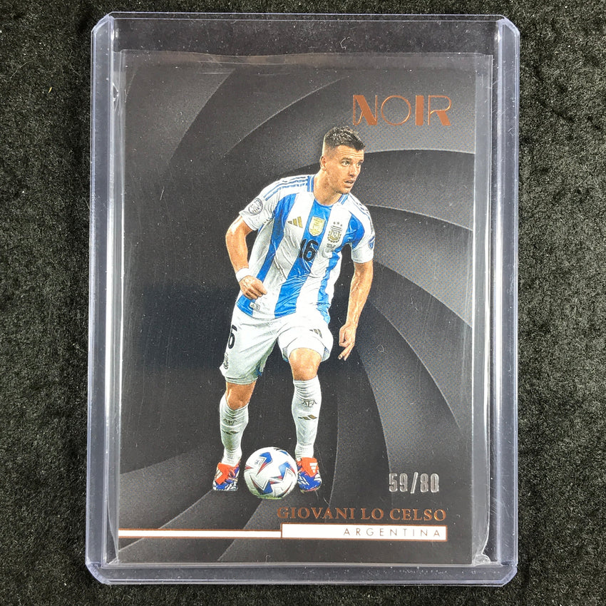 2024-25 Noir Soccer GIOVANI LO CELSO Vertical Base Bronze 59/80 #51