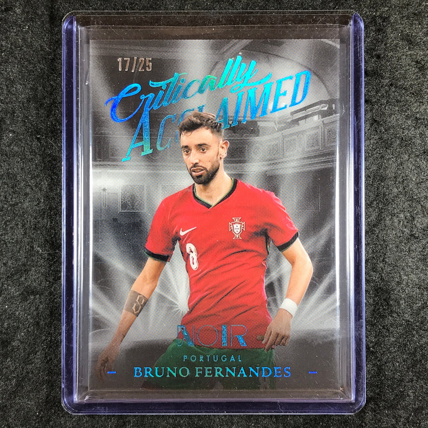2024-25 Noir Soccer BRUNO FERNANDES Critically Acclamied 17/25 #7