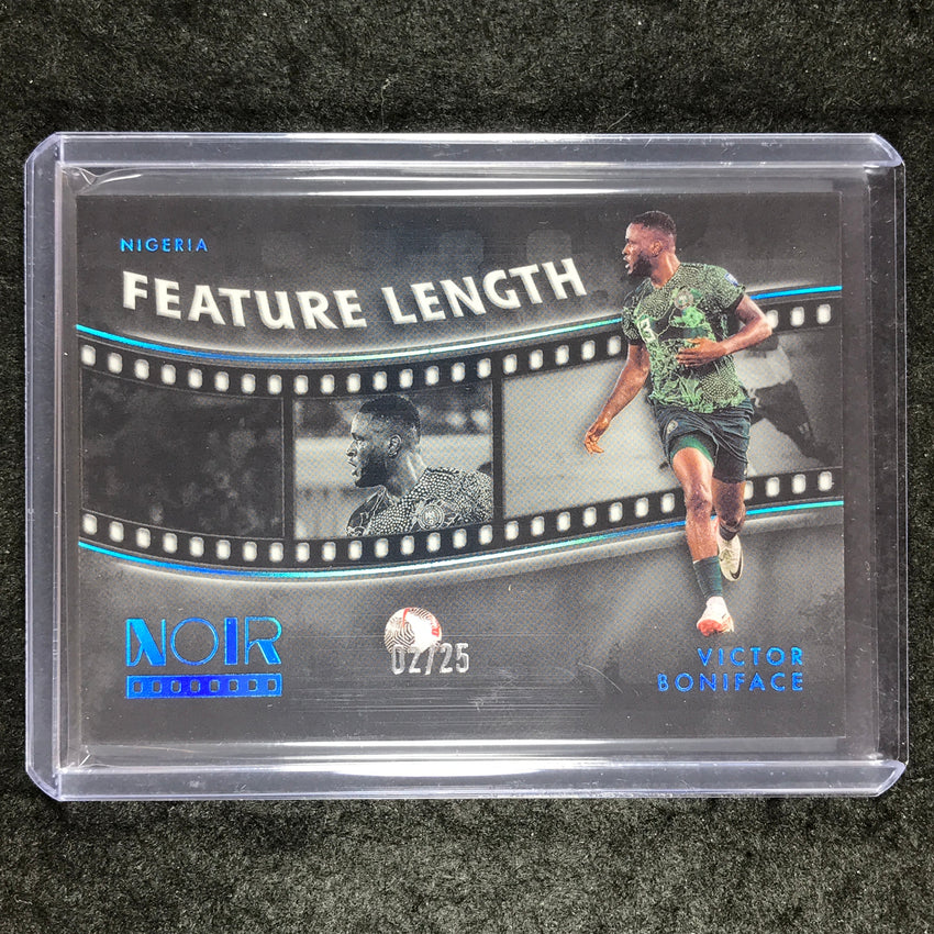 2024-25 Noir Soccer VICTOR BONIFACE Feature Length 2/25 #8