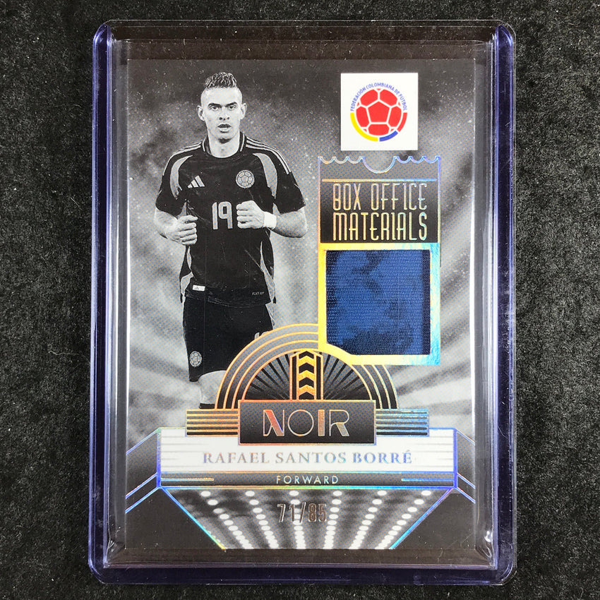 2024-25 Noir Soccer RAFAEL SANTOS BORRE Box Office Materials Jersey Relic 71/85