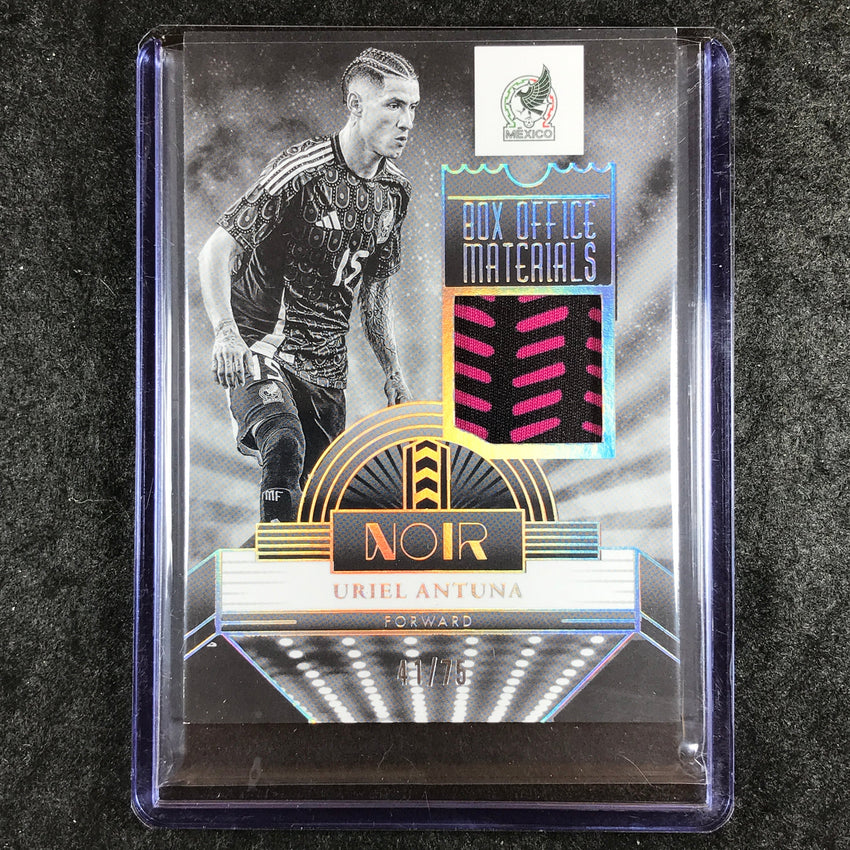 2024-25 Noir Soccer URIEL ANTUNA Box Office Materials Jersey Relic 41/75