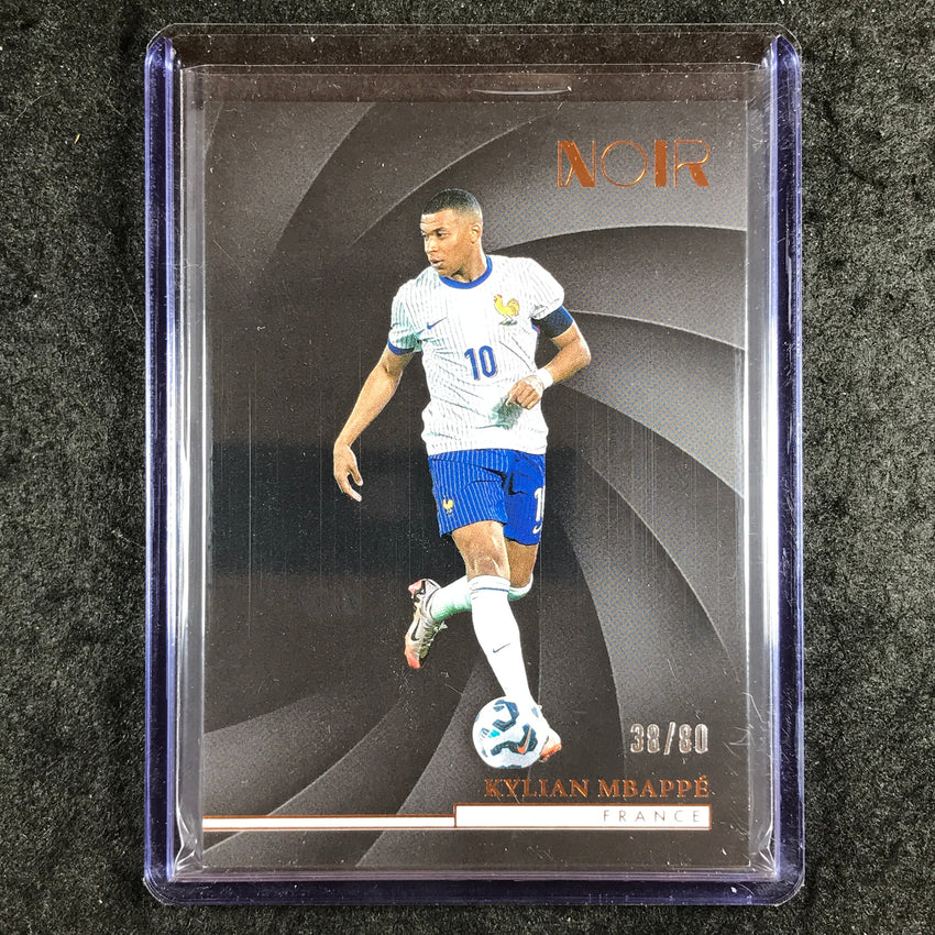 2024-25 Noir Soccer KYLIAN MBAPPE Vertical Base Bronze 38/80 #61
