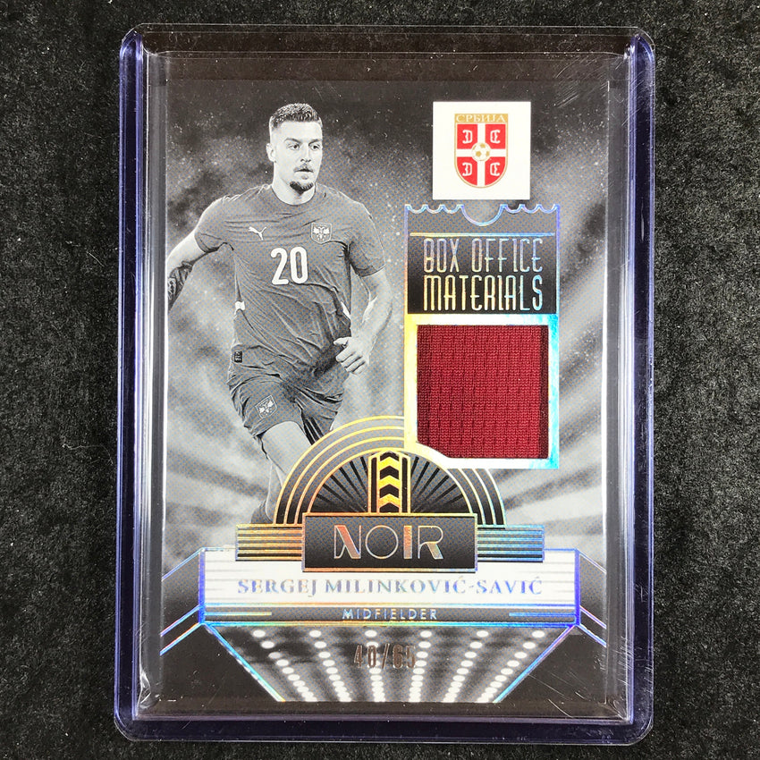 2024-25 Noir Soccer SERGEJ MILINKOVIC-SAVIC Box Office Materials Jersey 40/65