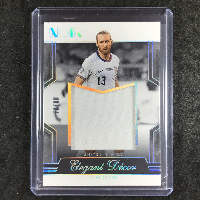 2024-25 Noir Soccer TIM REAM Elegant Decor Jersey Relic 70/80