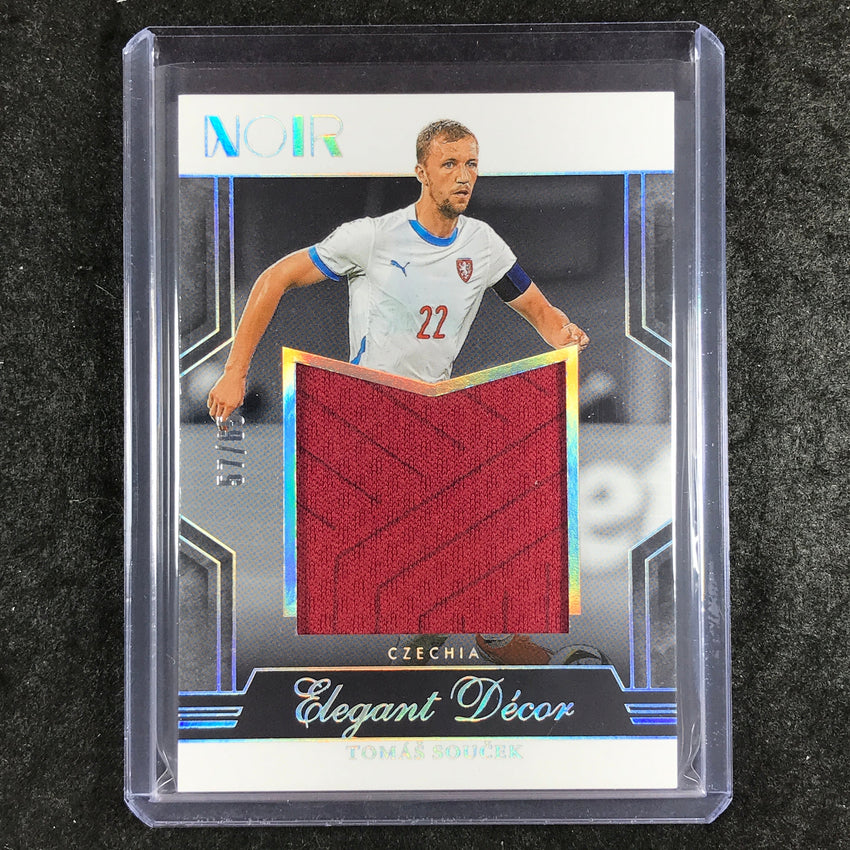 2024-25 Noir Soccer TOMAS SOUCEK Elegant Decor Jersey Relic 57/65