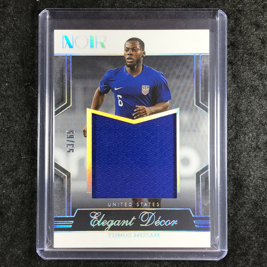2024-25 Noir Soccer YUNUS MUSAH Elegant Decor Jersey Relic 53/65