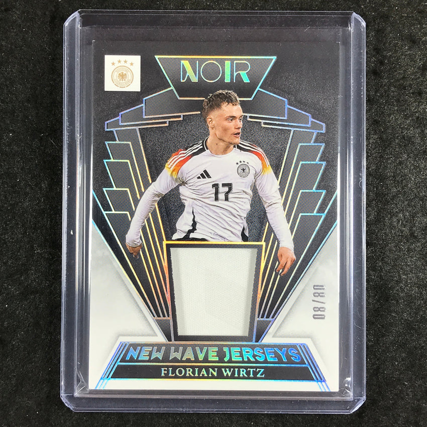 2024-25 Noir Soccer FLORIAN WIRTZ New Wave Jerseys Relic 8/80