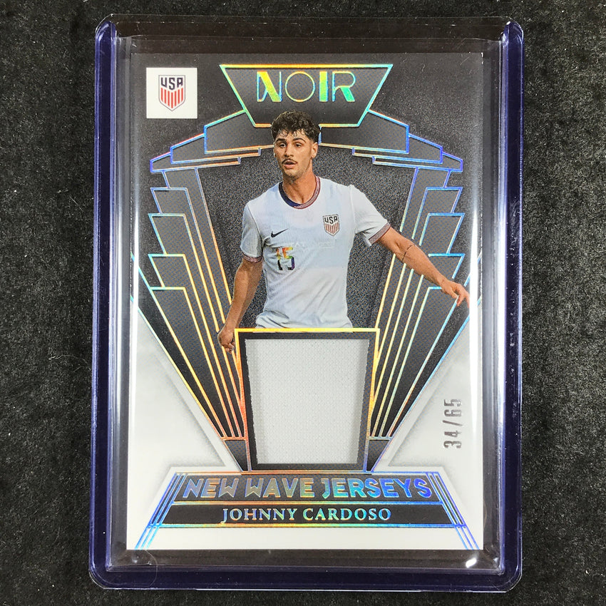 2024-25 Noir Soccer JOHNNY CARDOSO New Wave Jerseys Relic 34/65