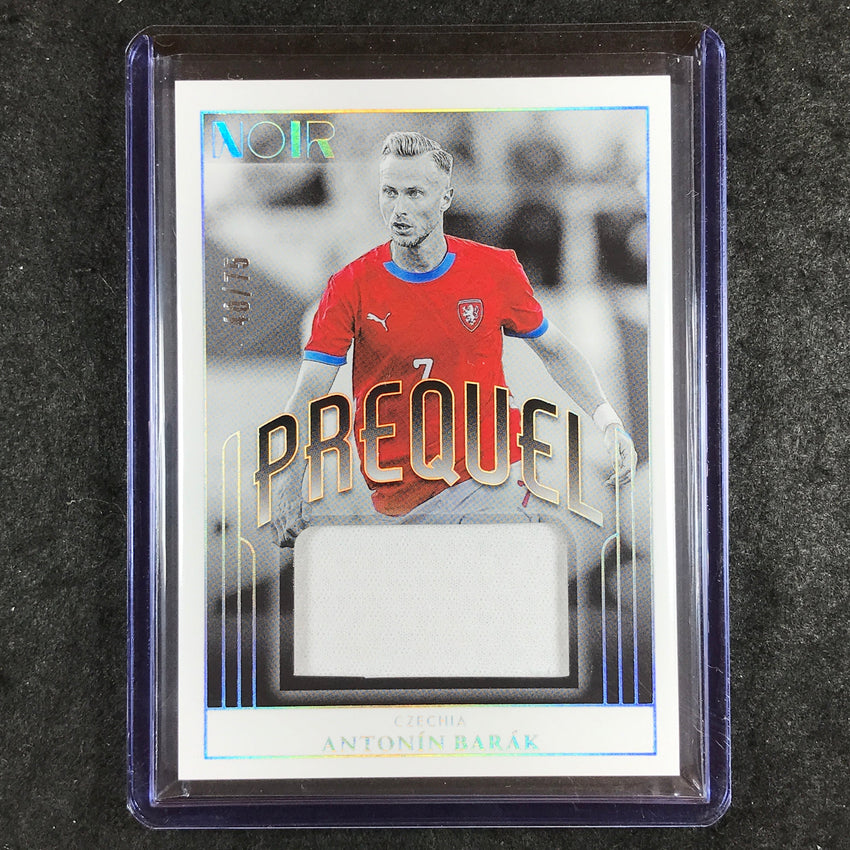 2024-25 Noir Soccer ANTONIN BARAK Prequel Materials Jersey Relic 40/75