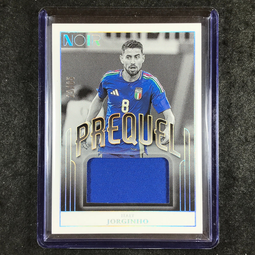 2024-25 Noir Soccer JORGINHO Prequel Materials Jersey Relic 23/65