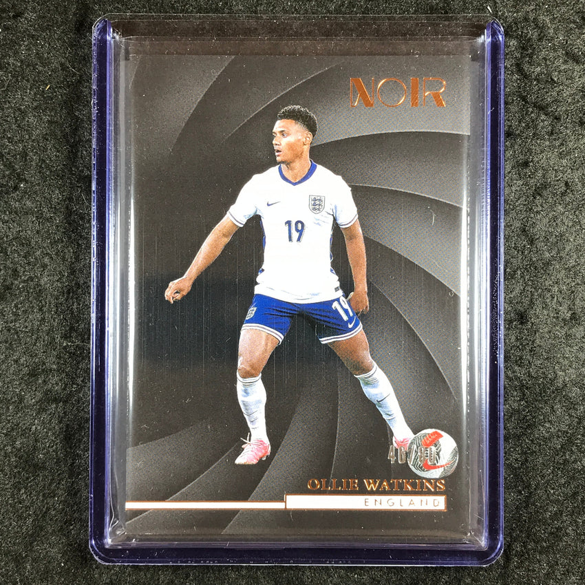2024-25 Noir Soccer OLLIE WATKINS Vertical Base Bronze 46/80 #73