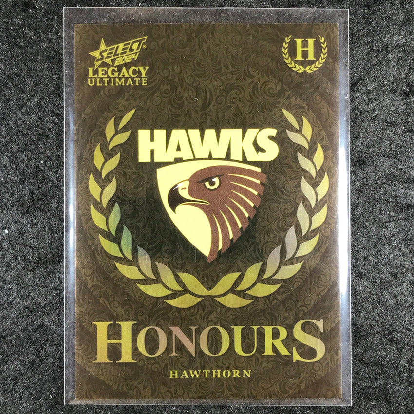 2024 Select AFL Legacy Ultimate HAWTHORN LOGO Honours 245/255 #100
