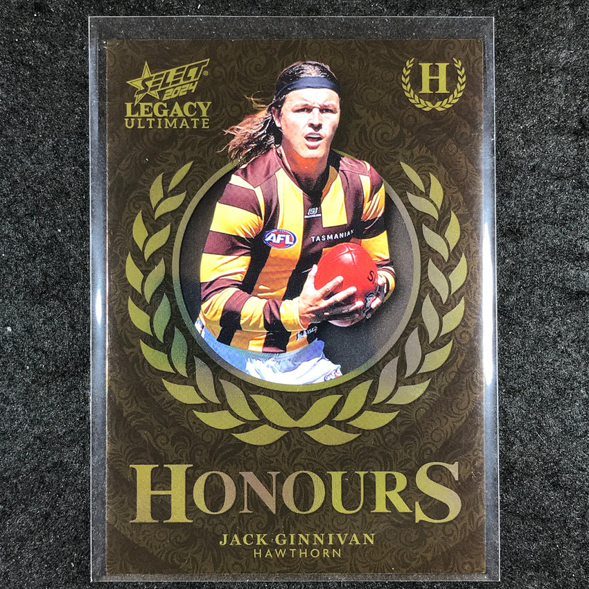 2024 Select AFL Legacy Ultimate JACK GINNIVAN Honours 38/255 #104