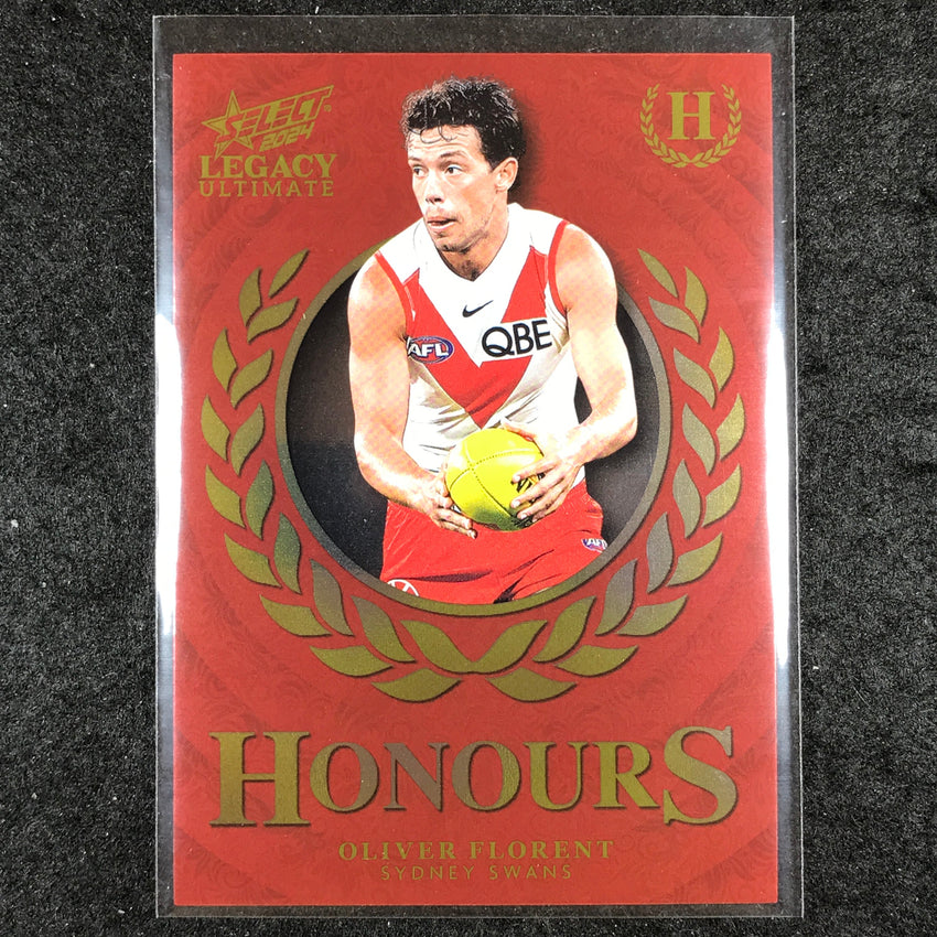 2024 Select AFL Legacy Ultimate OLIVER FLORENT Honours 155/255 #168