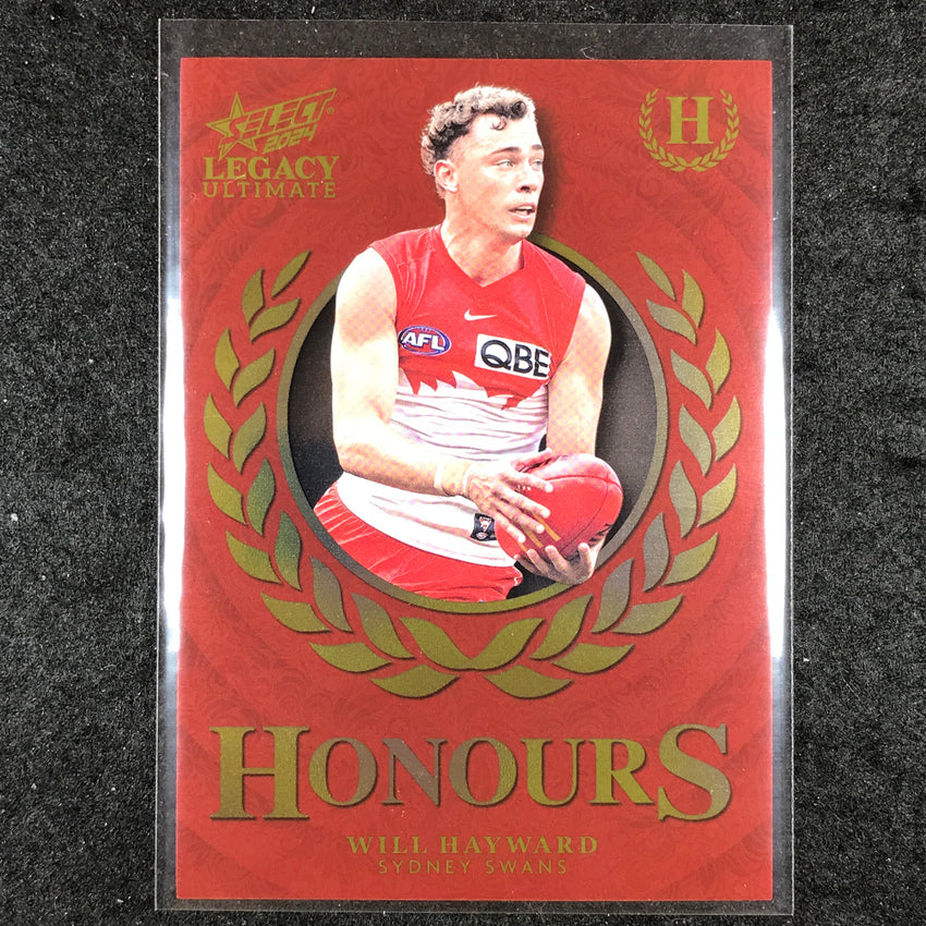2024 Select AFL Legacy Ultimate WILL HAYWARD Honours 94/255 #171