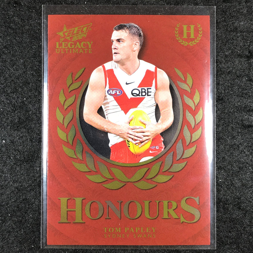 2024 Select AFL Legacy Ultimate TOM PAPLEY Honours 120/255 #175