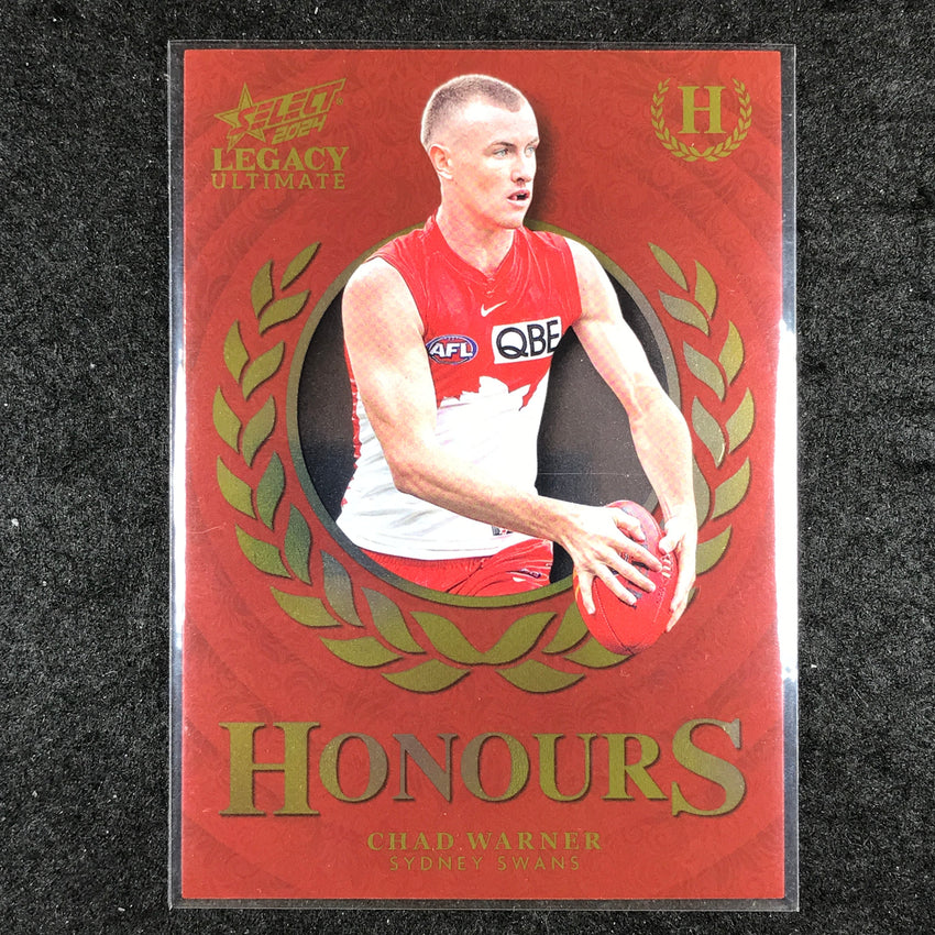 2024 Select AFL Legacy Ultimate CHAD WARNER Honours 13/255 #176