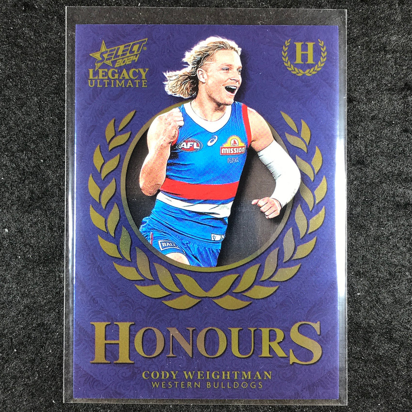 2024 Select AFL Legacy Ultimate CODY WEIGHTMAN Honours 181/255 #198