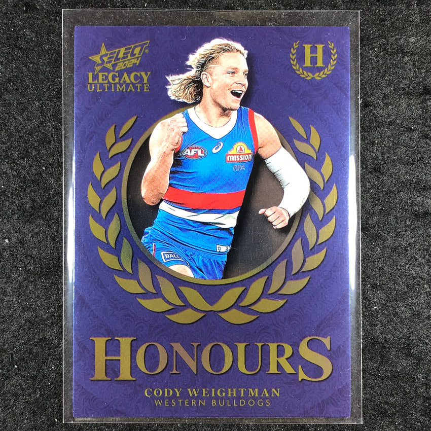 2024 Select AFL Legacy Ultimate CODY WEIGHTMAN Honours 217/255 #198
