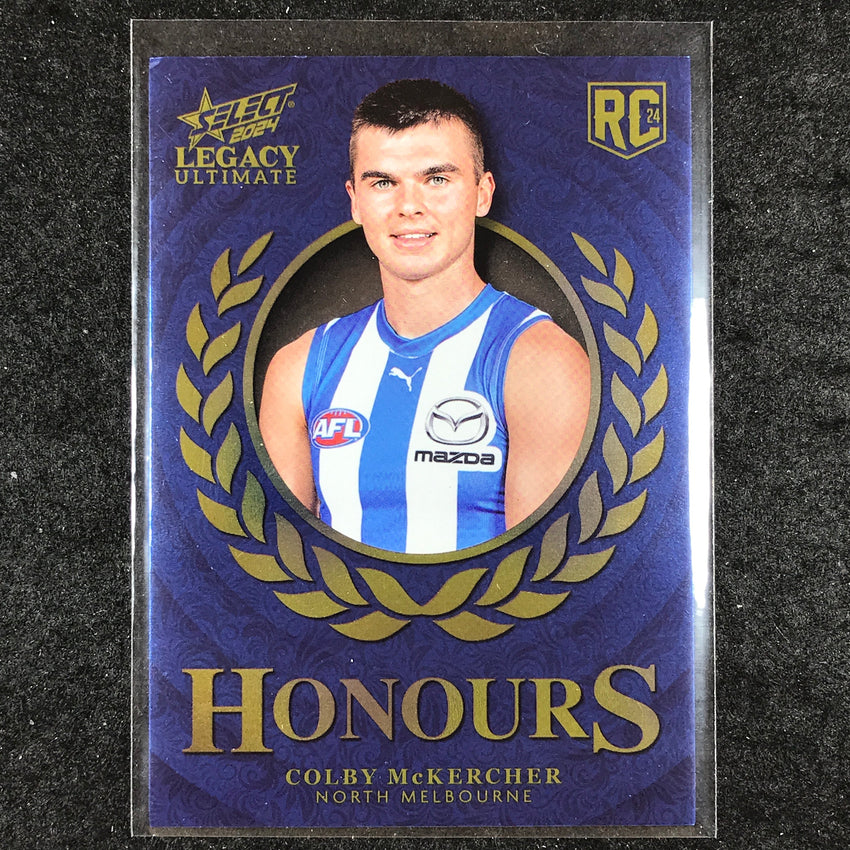 2024 Select AFL Legacy Ultimate COLBY MCKERCHER Honours Rookie 84/255 #200
