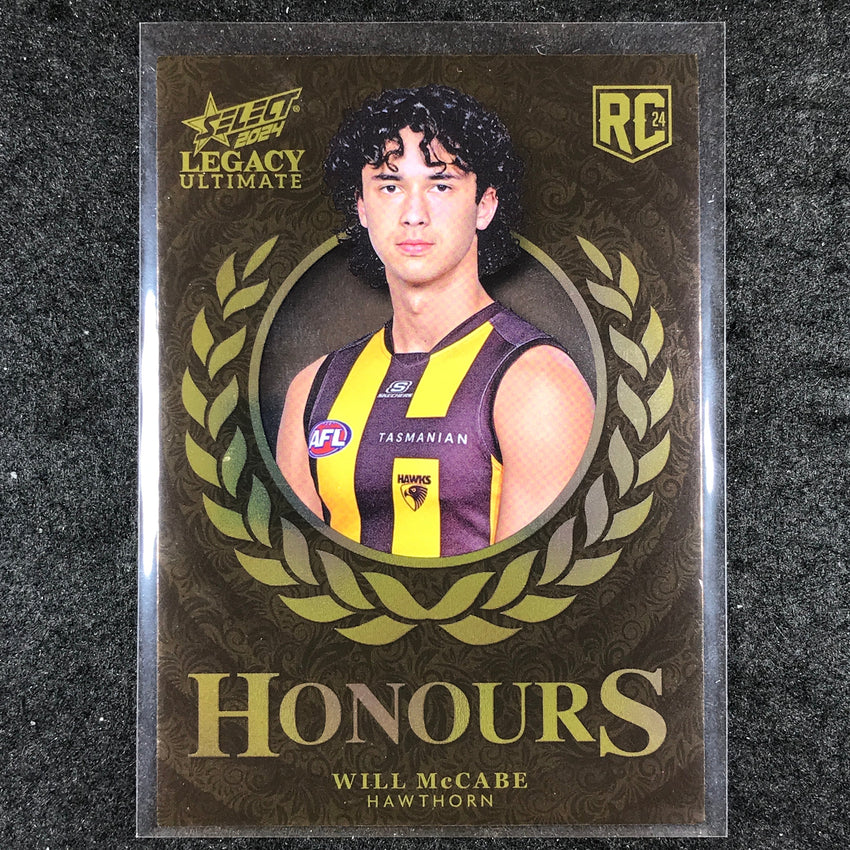 2024 Select AFL Legacy Ultimate WILL MCCABE Honours Rookie 159/255 #217