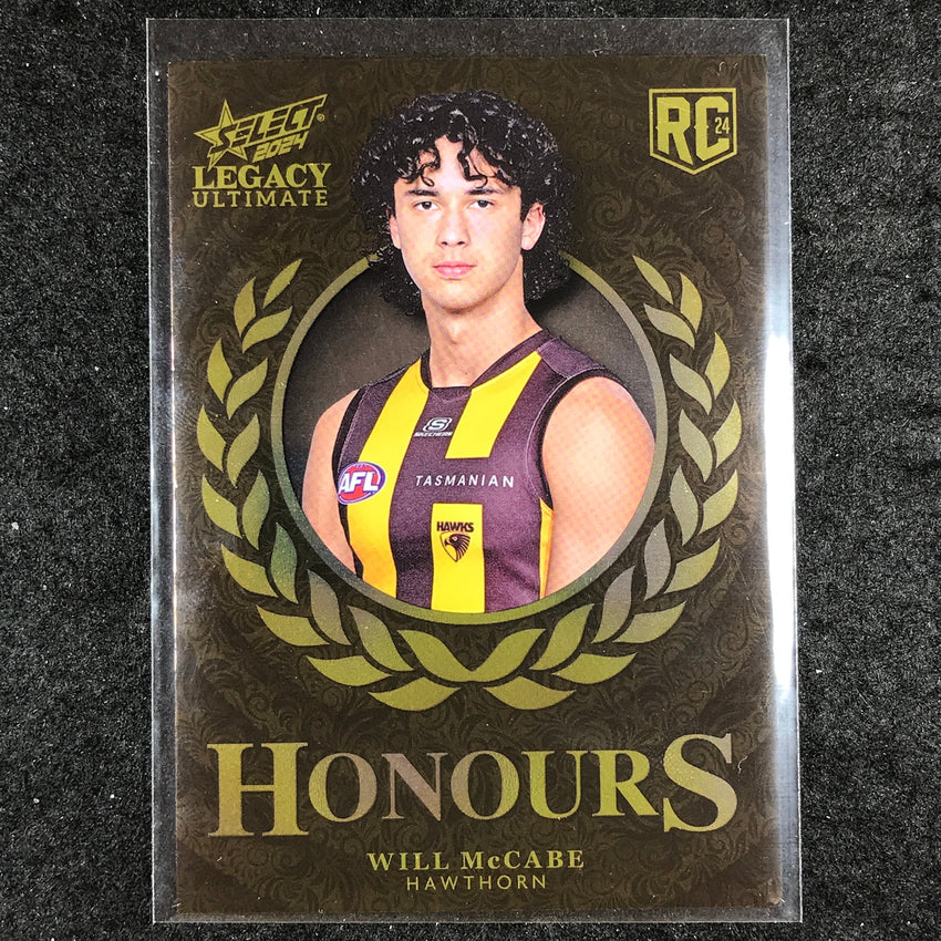 2024 Select AFL Legacy Ultimate WILL MCCABE Honours Rookie 231/255 #217