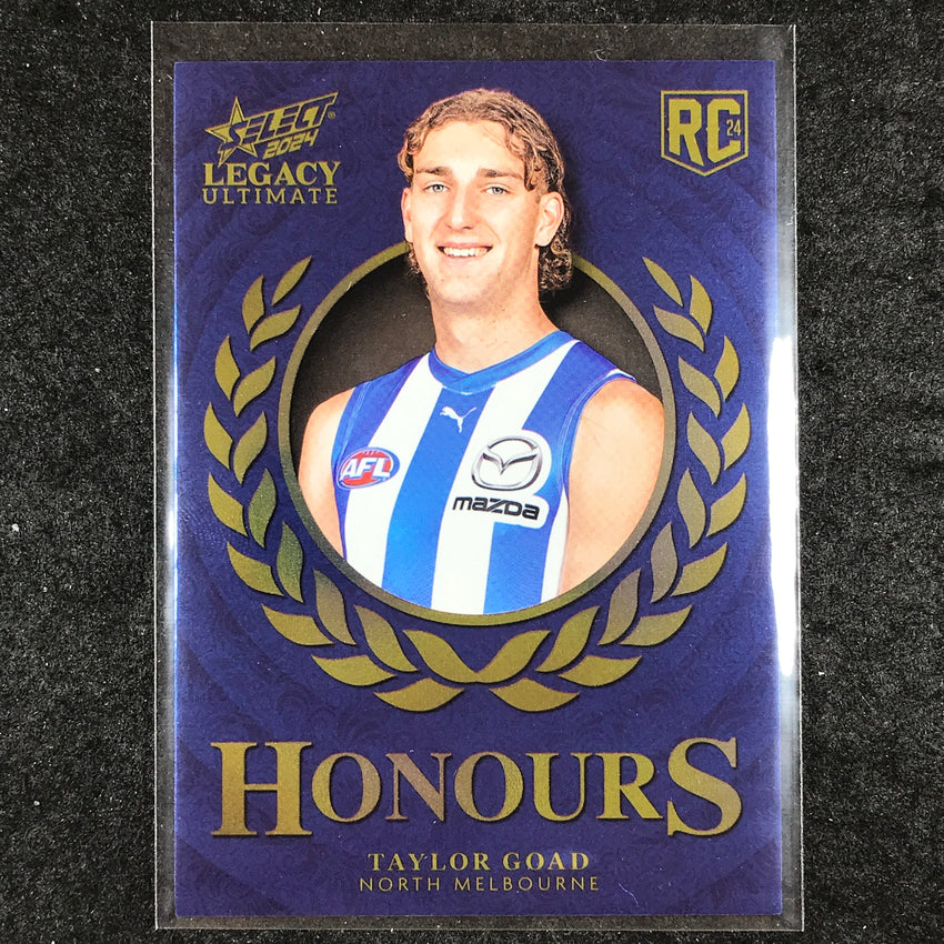 2024 Select AFL Legacy Ultimate TAYLOR GOAD Honours Rookie 82/255 #218