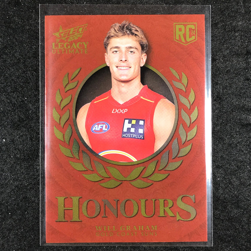 2024 Select AFL Legacy Ultimate WILL GRAHAM Honours Rookie 236/255 #224