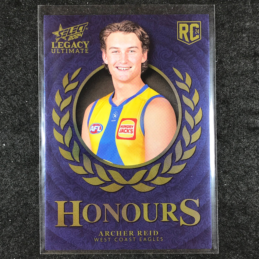 2024 Select AFL Legacy Ultimate ARCHER REID Honours Rookie 174/255 #228