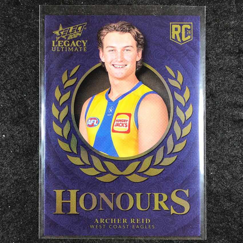 2024 Select AFL Legacy Ultimate ARCHER REID Honours Rookie 204/255 #228