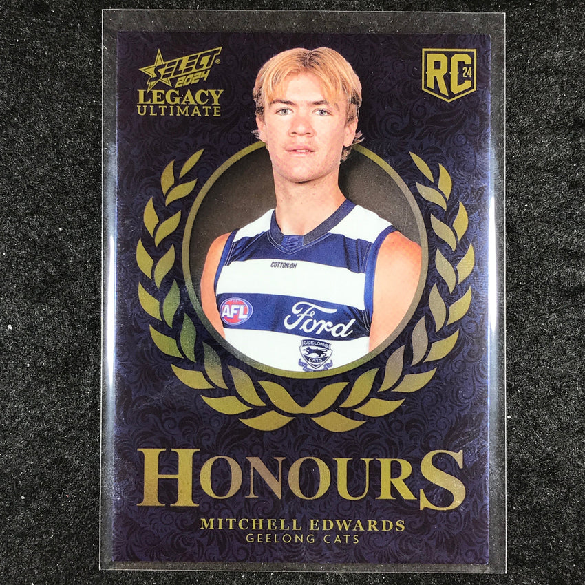 2024 Select AFL Legacy Ultimate MITCHELL EDWARDS Honours Rookie 71/255 #230