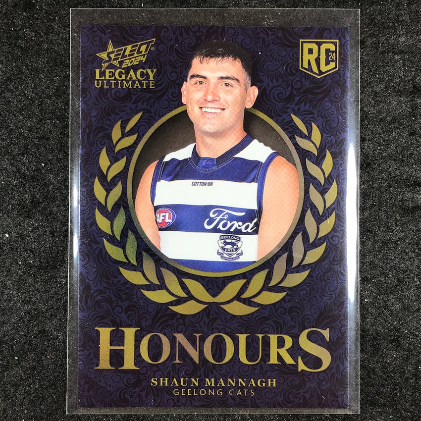 2024 Select AFL Legacy Ultimate SHAUN MANNAGH Honours Rookie 197/255 #234
