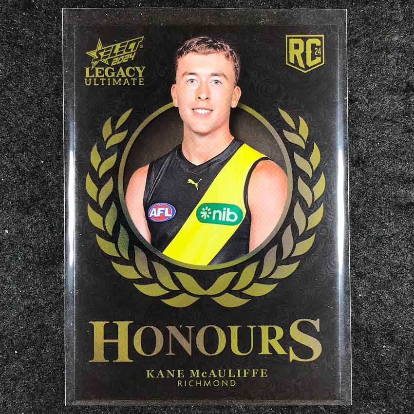 2024 Select AFL Legacy Ultimate KANE MCAULIFFE Honours Rookie 111/255 #238