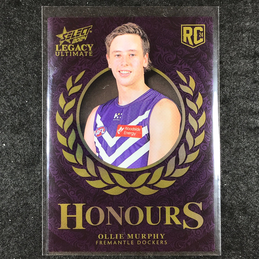 2024 Select AFL Legacy Ultimate OLLIE MURPHY Honours Rookie 165/255 #239
