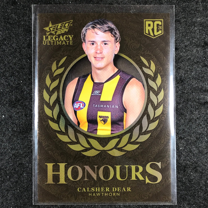 2024 Select AFL Legacy Ultimate CALSHER DEAR Honours Rookie 222/255 #254