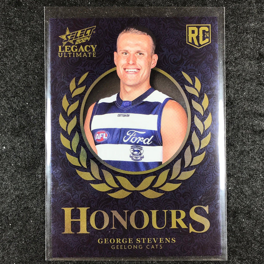 2024 Select AFL Legacy Ultimate GEORGE STEVENS Honours Rookie 004/255 #256
