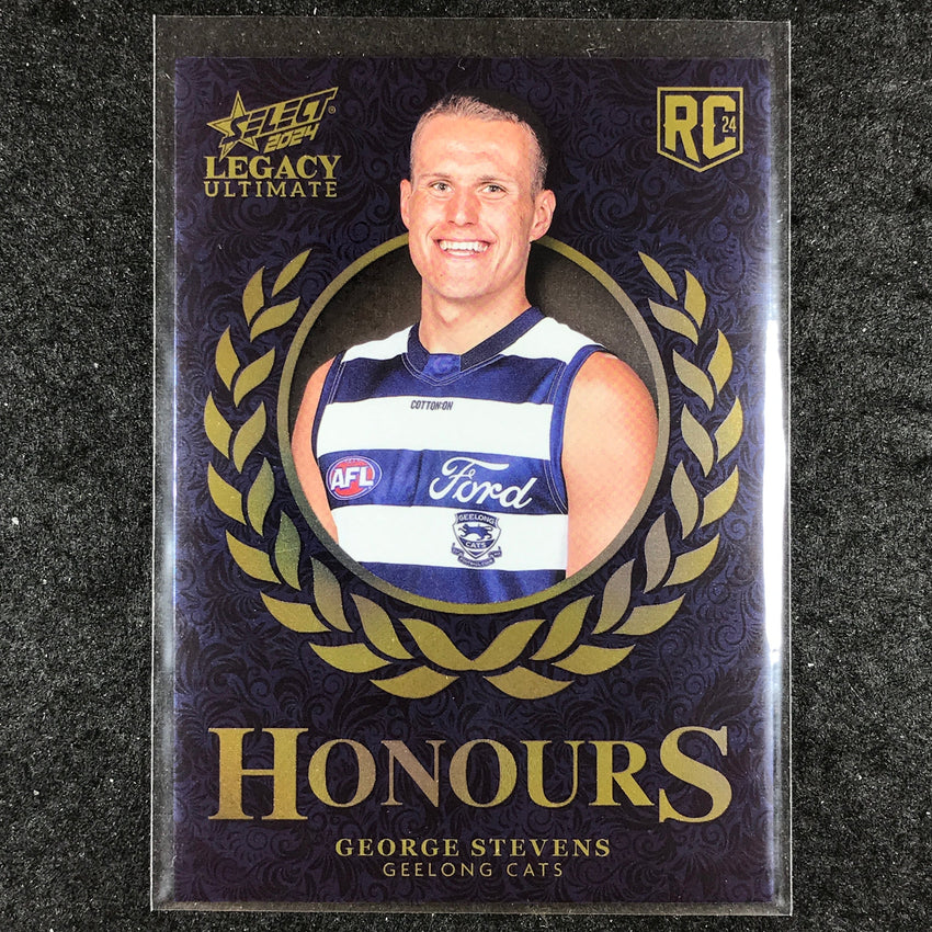 2024 Select AFL Legacy Ultimate GEORGE STEVENS Honours Rookie 010/255 #256