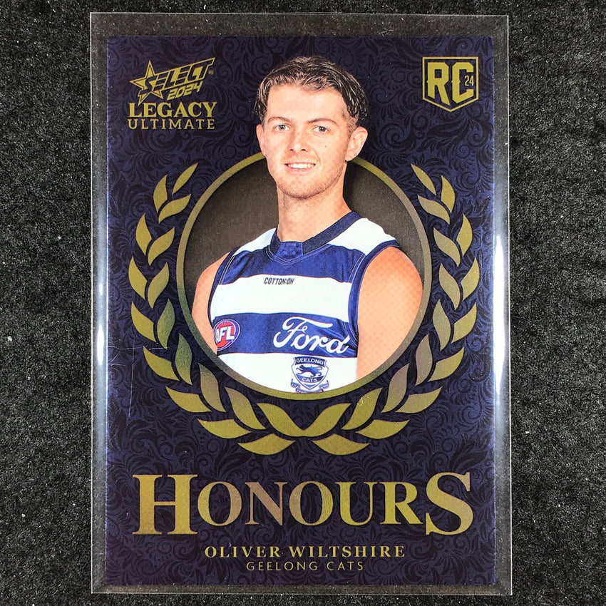 2024 Select AFL Legacy Ultimate OLIVER WILTSHIRE Honours Rookie 151/255 #259