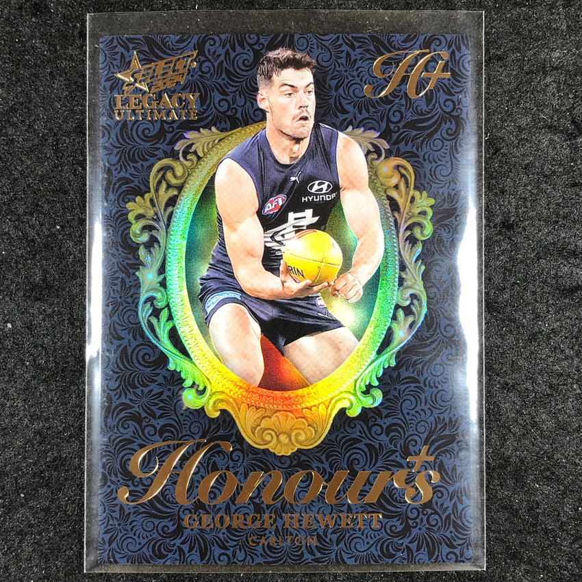 2024 Select AFL Legacy Ultimate GEORGE HEWETT Honours+ 76/125 #38