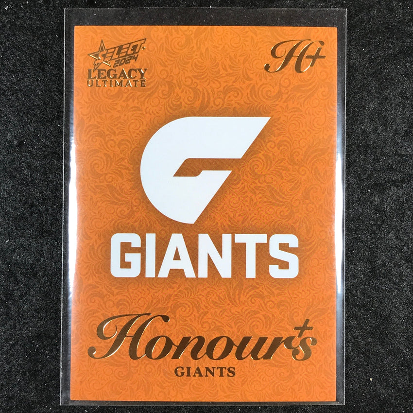 2024 Select AFL Legacy Ultimate GIANTS LOGO Honours+ 16/125 #106