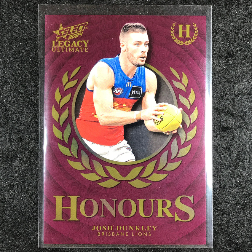 2024 Select AFL Legacy Ultimate JOSH DUNKLEY Honours 207/255 #17