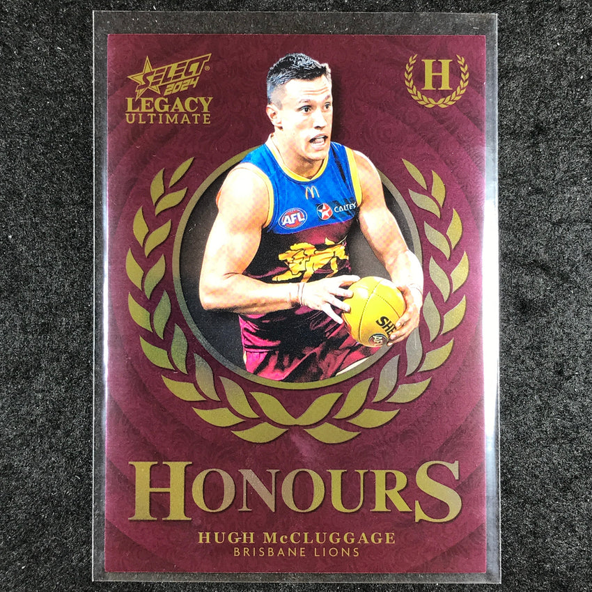 2024 Select AFL Legacy Ultimate HUGH MCCLUGGAGE Honours 89/255 #19