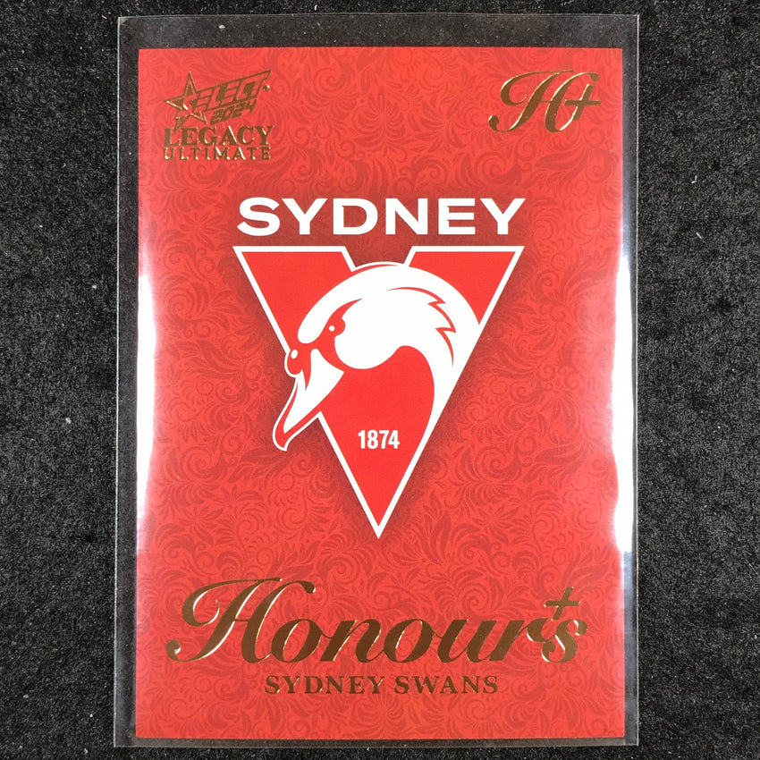 2024 Select AFL Legacy Ultimate SYDNEY SWANS LOGO Honours+ 17/125 #226