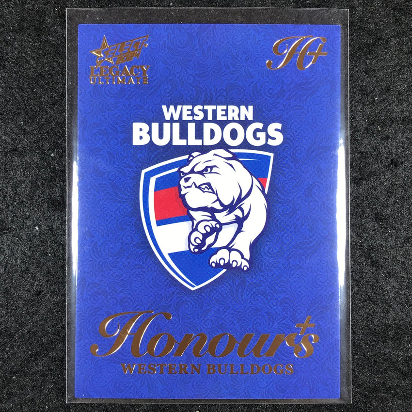 2024 Select AFL Legacy Ultimate WESTERN BULLDOGS LOGO Honours+ 117/125 #256