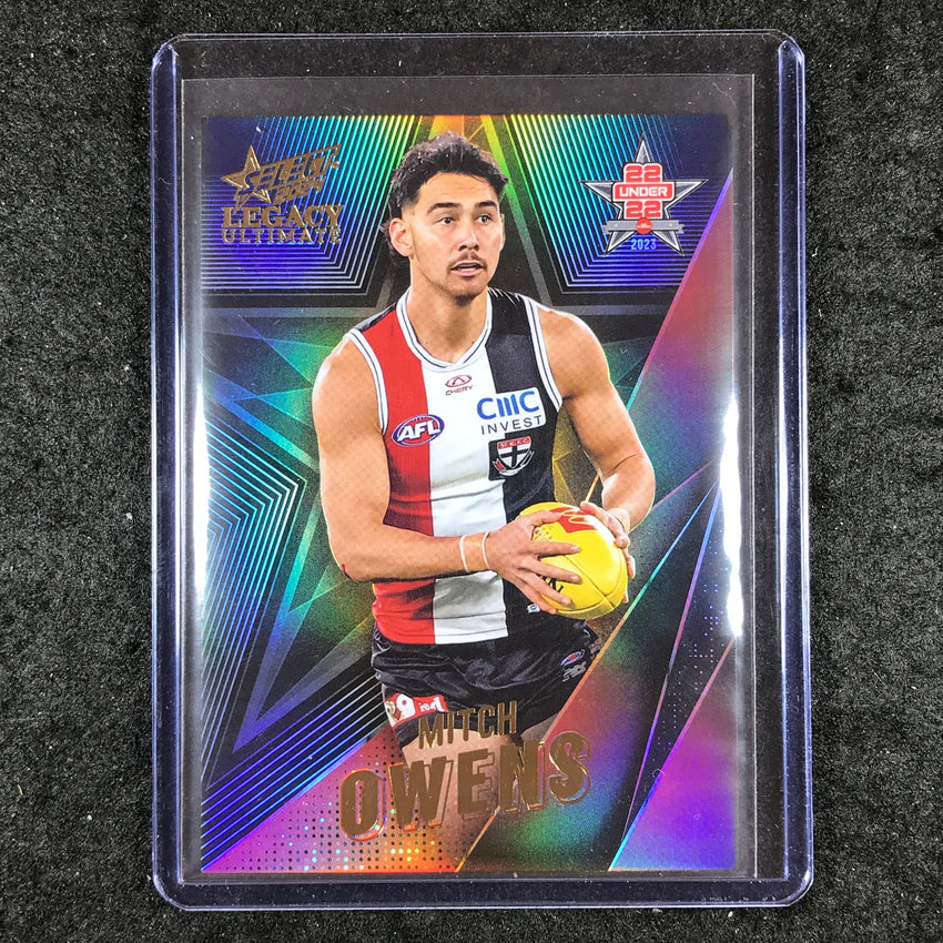 2024 Select AFL Legacy Ultimate MITCH OWENS 22 Under 22 145/180 #10